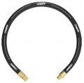 NAVAC NH34AC Big Boy Refrigerant Evacuation Hose with &amp;frac14; to &amp;frac12;&amp;quot; fittings and &amp;frac34;&amp;quot; diameter, 3', black-