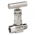NOSHOK 102-FFS Hard Seat Needle Valve, Female-Female, Stainless Steel-
