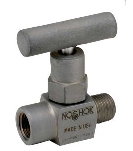 NOSHOK 152-FFC Mini Soft Tip Needle Valve with &amp;frac14;&amp;quot; NPT, female to female, steel-