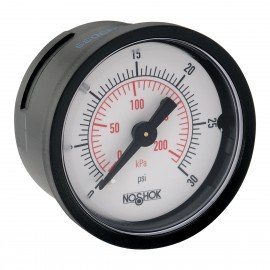 NOSHOK 100 ABS Pressure Gauge, 2½" dial, 0 to 2000 psi-
