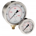 NOSHOK 900 Stainless Steel Liquid-Filled Pressure Gauge, 2&amp;frac12;&amp;quot; dial, 0 to 400 psi-