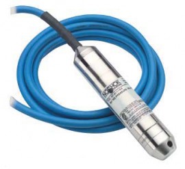 NOSHOK 627-50inH2O-1-1-N-5 Intrinsically Safe Submersible Liquid Level Transmitter, 0 to 50&amp;quot; H&lt;sub&gt;2&lt;/sub&gt;O-
