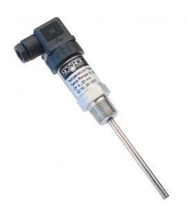 NOSHOK 800-0/140-1-5-8-8-120-6 Platinum Resistance Temperature Transmitter, 0 to 10 Vdc, 12&amp;quot;-