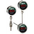 NOSHOK 823-1-0--58/392-025-2 823 Series Digital Temperature Indicator with back connection, -58 to 392&amp;deg;F, 2.5&amp;quot;-