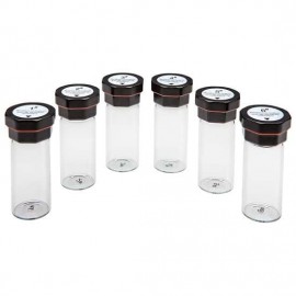 OAKTON 35635-25 Replacement Sample Turbidity Test Cuvettes, for T-100 series portable meters, 6-pack-