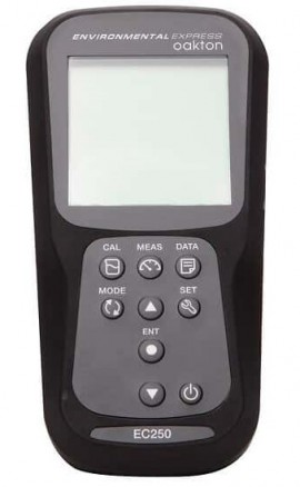 OAKTON 35660-38 EC250 Waterproof Conductivity, TDS, Resistivity, and Salinity Handheld Meter-