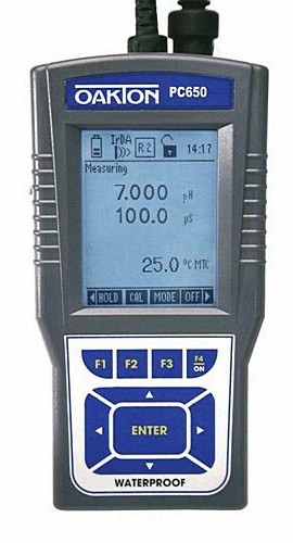 OAKTON PC 650 pH/Conductivity Meter and Probe-