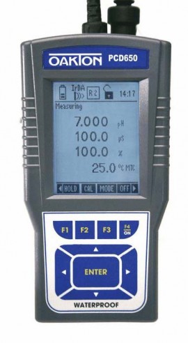OAKTON PCD 650 pH/Conductivity/Dissolved Oxygen Multiparameter Kit with Calibration-