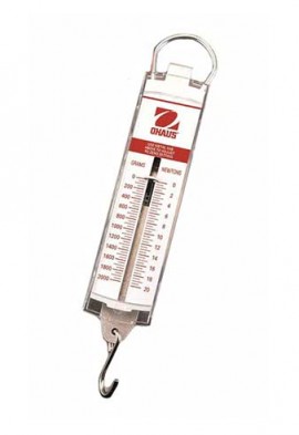 Ohaus 8261-M0 Spring Scale, 0.2 lb-