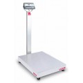 Ohaus D52P125RTV3 Defender 5000 Column-Mount Standard Bench Scale, 250 lb capacity, 31.5 x 23.6&quot; platform-