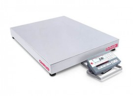 Ohaus D52P50RQV5 Defender 5000 Standard Low Profile Bench Scale, 100 lbs, 24 x 24&amp;quot; platform-