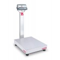 OHAUS D52P50RTX2 Defender 5000 Balance de banc mont&amp;eacute;e sur colonne, 45 kg, plateforme 60 x 45 cm-