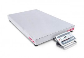 OHAUS D52XW125RTV5 Defender 5000 Balance de banc profil bas standard, 113 kg, plateforme 80 x 60 cm-