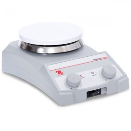 OHAUS e-G21HSRDS GUARDIAN 2000 Analog Hotplate/Stirrer, 15L, 5.3&amp;quot; dia. Ceramic-coated SS plate-