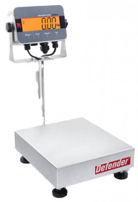 OHAUS Defender 3000 Washdown Bench Scale with indicator, 150 x 0.05 lbs, 13&amp;quot;-