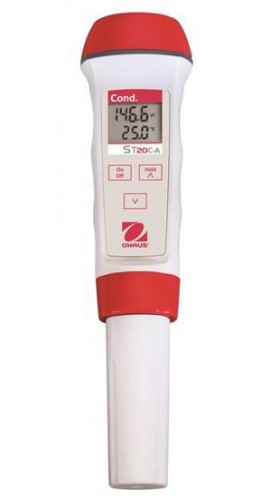 OHAUS ST20C-B Starter Conductivity Pen Meter, 0 to 1999 &amp;micro;S/cm, &amp;plusmn;1.5% FS-