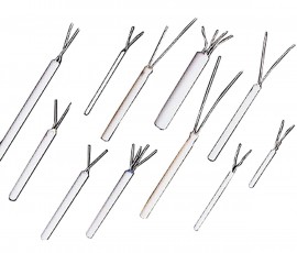 Omega 1PT100KN2510 Platinum RTD Element, Pt100, Ceramic Wire-Wound, Class B, 1 x 25 mm-