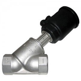 Omega AAV-1120 Vanne &amp;agrave; membrane &amp;agrave; commande pneumatique, 2 voies normalement ferm&amp;eacute;e, 3/4&amp;quot;, 9 Cv, acier inoxydable 316L-