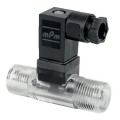 Omega BV2000TRN075A Turbine Flow Meter, 0.5 LPM to 7.5 LPM, 3/8" NPT Male, 3-Pin Mini DIN-