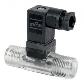 Omega BV2000TRN250A D&amp;eacute;bitm&amp;egrave;tre &amp;agrave; turbine, 1 LPM &amp;agrave; 25 LPM, 3/8&amp;quot; NPT m&amp;acirc;le, mini-DIN 3 broches-