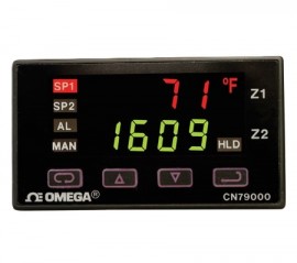 Omega CN79000 Series Temperature Controller, dual DC pulse output, 100 to 240 V AC-