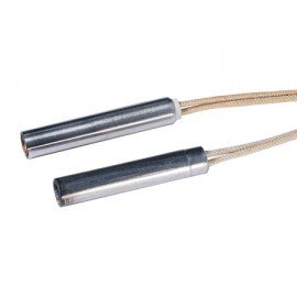 Omega CSH Series Cartridge Heater, 1400°F, 200 W, 110 W/in<sup>2</sup>, 120 V AC, SS-