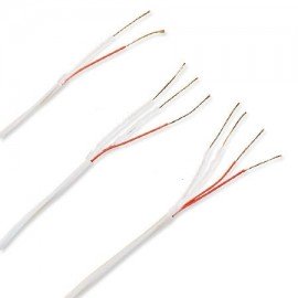 Omega EXGG-4CU-26S-50 Hook-up (RTD) Extension Wire, 26 AWG, stranded, 50', 4-conductor, glass braid-