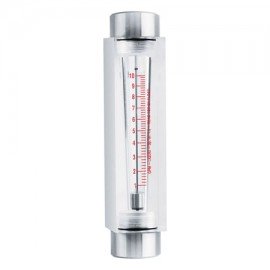 Omega FL7000 Series Variable Area Flow Meter, water, 0.35 to 3.5 GPM, 1/2" NPT female-