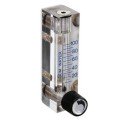 Omega FL-2000 Series Acrylic Flow Meter, air, 20 to 200 SCFH, 1/8" NPT female-