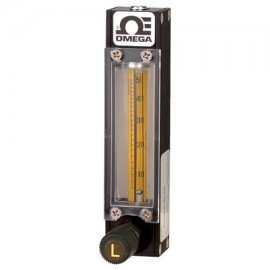 Omega FLD Series Variable Area Flow Meter, air, 0.13 to 1.32 GPM, 1/8" NPT female-