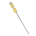 Omega KQXL-18G-12 Quick Disconnect Thermocouple Probe, type K grounded, Super OMEGACLAD<small><sup>&amp;reg;</sup></small> XL, 32 to 2100&amp;deg;F-