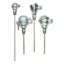 Omega NB4-CASS-14U-4 Thermocouple Probe with sub-miniature aluminum head, type K, 32 to 2100°F, 304 SS, 0.25 x 4", 1/2" NPT, ungrounded-