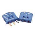 Omega OTP-U-M Connecteur de thermocouple standard &amp;agrave; 3 broches, type U m&amp;acirc;le, code de couleur IEC-