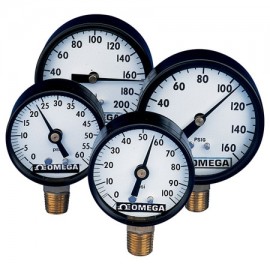 Omega S&amp;eacute;rie PGC Manom&amp;egrave;tre, 0 &amp;agrave; 6.89 bar, cadran de 50.8 mm, raccordement arri&amp;egrave;re-
