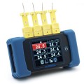 Omega RDXL6SD-USB Enregistreur de donn&amp;eacute;es de temp&amp;eacute;rature portatif avec &amp;eacute;cran tactile, 4 entr&amp;eacute;es thermocouple/2 RTD-