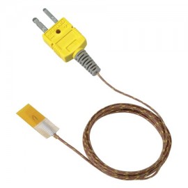 Omega SA1XL Series All-in-One Surface Thermocouple with miniature connector with strain relief, type T, 40&amp;quot;-