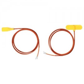 Omega SA2F-K-120 Thermocouple autocollant en silicone avec fils d&amp;eacute;nud&amp;eacute;s pour surface plane, type K, -58 &amp;agrave; 392&amp;deg;F-