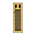 Omega S&amp;eacute;rie SGD Jauge de contrainte de pr&amp;eacute;cision, extra-longue, 350 &amp;Omega;, grille de 30 x 3 mm, pastille de soudure, lot de 5-