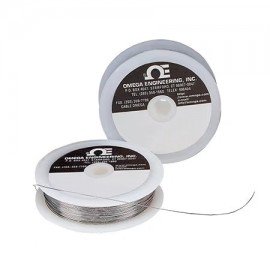 Omega SP6RH-008 Uninsulated Thermocouple Wire, 32 AWG, type B (-), solid-