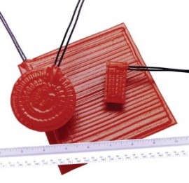 Omega SRMU050102-P Silicone Rubber Flexible Heater with PSA adhesive backing, 2 x 1&amp;quot;, 10 W-