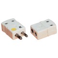 Omega UHX-K-M Ceramic Ultra-High-Temperature Standard Thermocouple Connector, type K male, ceramic-