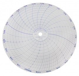 Partlow 213820 Replacement Charts, 10", 24h, 0 to 1000, Box of 100-