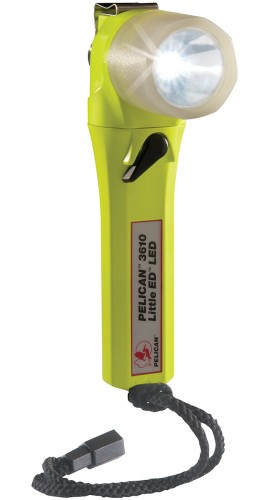 Pelican 3610PLC Little Ed Photoluminescent Right Angle Light, yellow, 183 lumens-