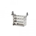 PolyScience 510-673 Stainless-Steel Test Tube Rack, 14 to 18 mm, holds 15-