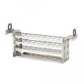 PolyScience 510-675 Stainless-Steel Test Tube Rack, 14 to 18 mm, holds 30-