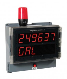 Precision Digital MOD-PD2LHRB1 Light/Horn and Reset Button for Helios Meters, Red-