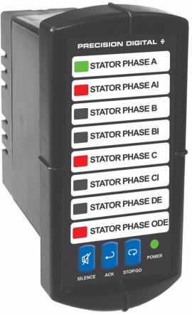 Precision Digital PD138-4-CL MINIMUX II 8-Input Process Scanner, 230 VAC-