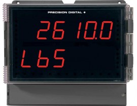 Precision Digital PD2-6100-6H0 Helios 4-Relay Strain Gauge/Load Cell/mV Meter, 85 to 265VAC, 4 to 20mA Output-