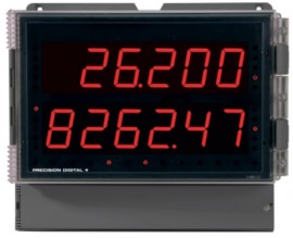 Precision Digital PD2-6200-6H0 Helios Analog Input Flow Rate/Totalizer, 85 to 265VAC-