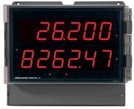 Precision Digital PD2-6200-6H0 Helios Indicateur de d&amp;eacute;bit/totalisateur &amp;agrave; entr&amp;eacute;e analogique, 85 &amp;agrave; 265 V CA-